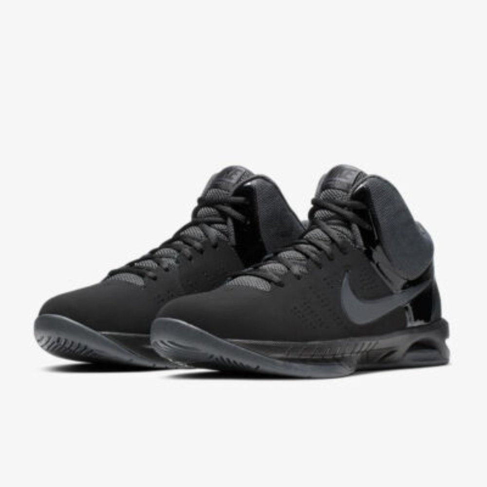 Nike Air Visi Pro VI Nubuck Men's Basketball shoes, Black/Anthracite, Size 8.0. - Picture 1 of 8